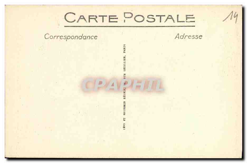 CPA Caen Ancienne Eglise Saint Gilles Portail du 15eme — Verso