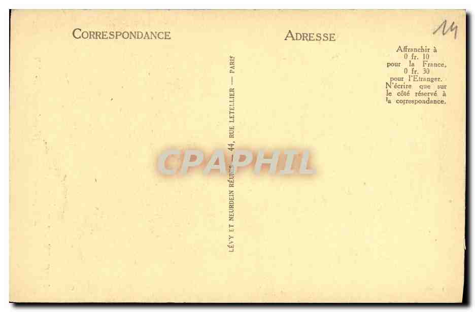 CPA Caen L Eglise Saint Etienne Abbaye Aux Hommes Facade ouest — Verso
