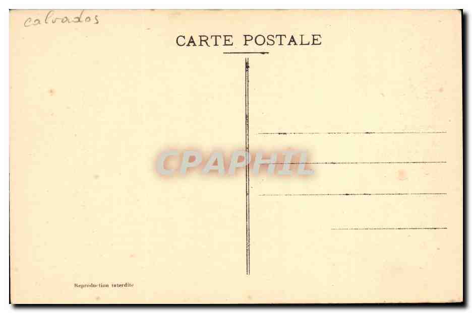 CPA Notre Dame De Chartie de Caen Saint Jean Eudes exhortant ses deux instituts — Verso