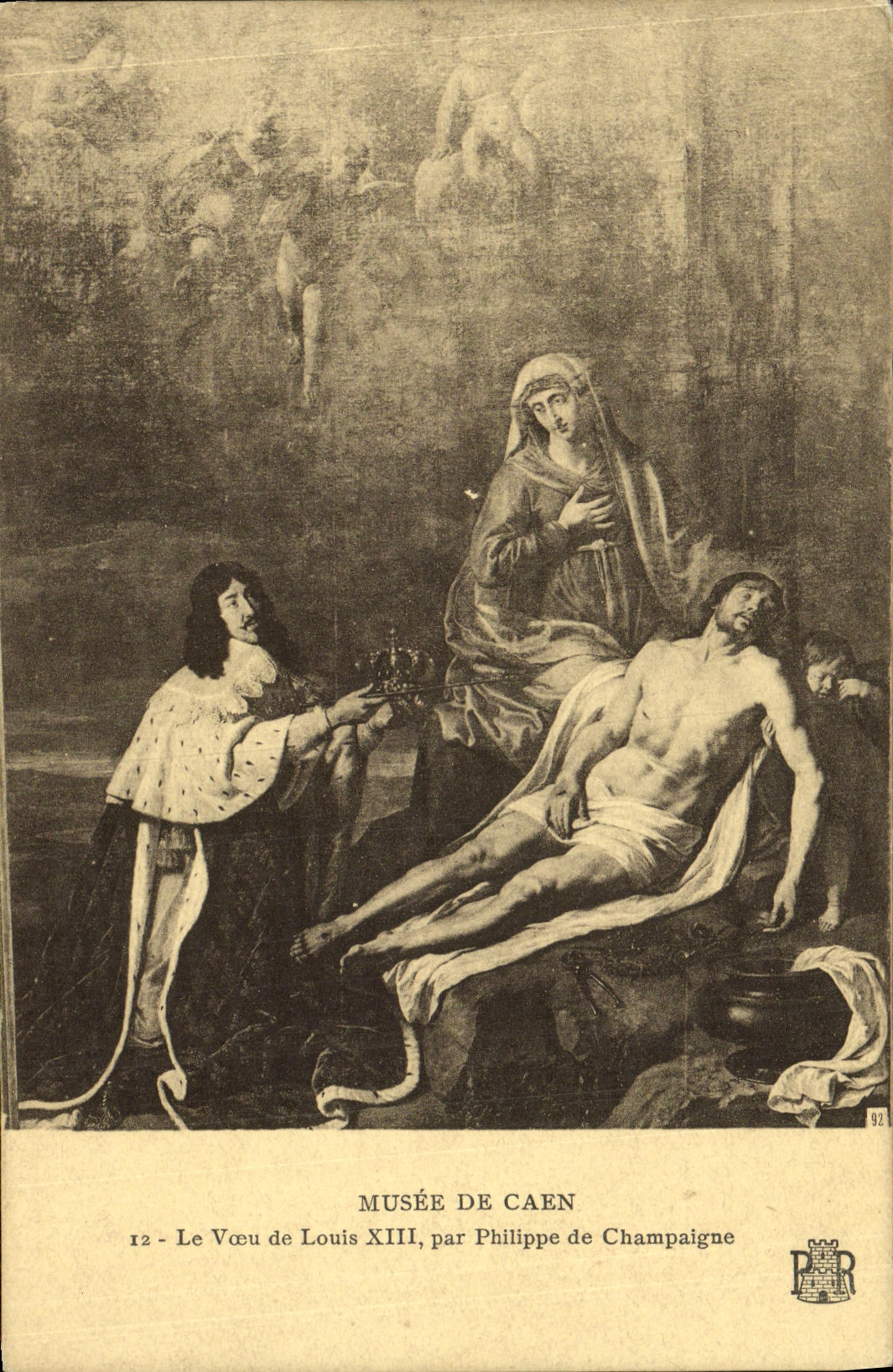 Le Vœu de Louis XIII — Musée de Caen — par Philippe de Champaigne