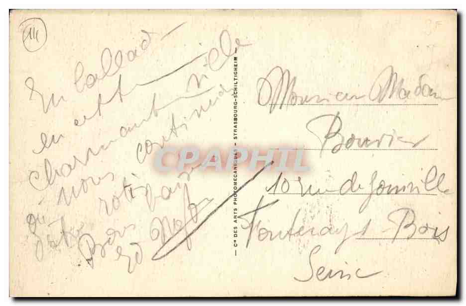 CPA Caen Les Bords de L Orne  — Verso