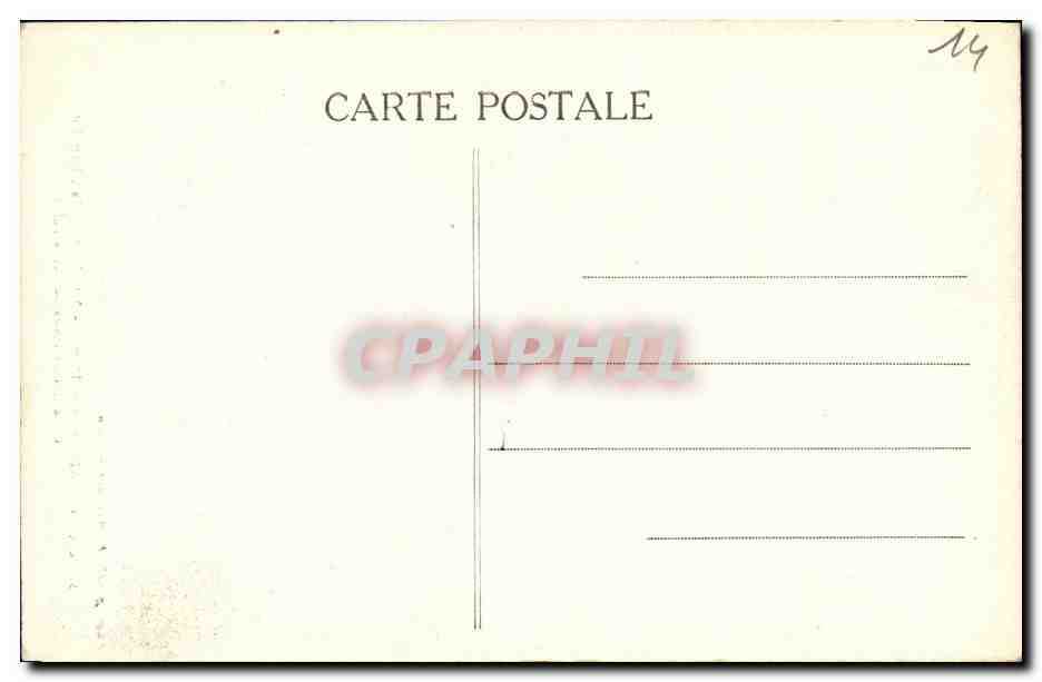 CPA Caen Abbaye aux Dames Interieur de la Chapelle — Verso