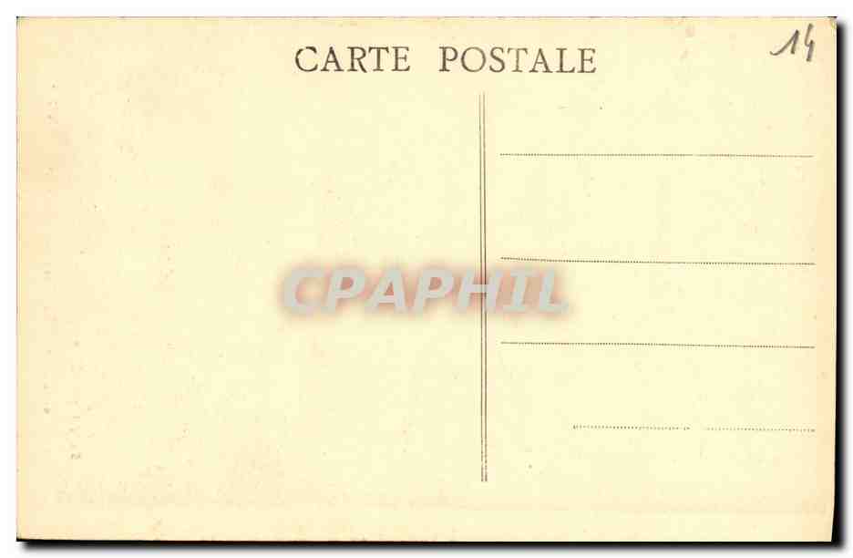 CPA Caen Cathedrale St Pierre La Grande Nef  — Verso