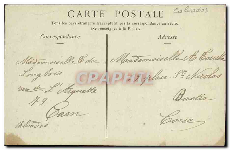 CPA Caen Ancien Hotel De Valois Ou D Ecoville Lucarnes et Campaniles — Verso