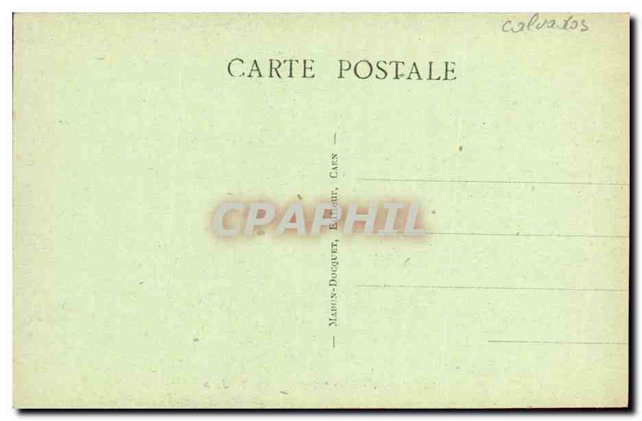 CPA Caen Choeur De L Eglise Saint Jean Orgue — Verso