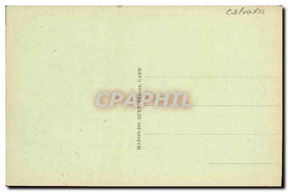 CAEN - Le Collatéral méridional de Saint-Pierre — éditeur MAPON-DO, CAEN, n°17 — Verso