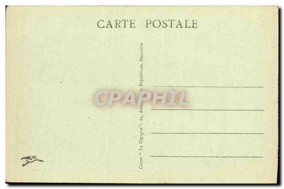 CPA Deauville La Plage Fleurie — Reverso