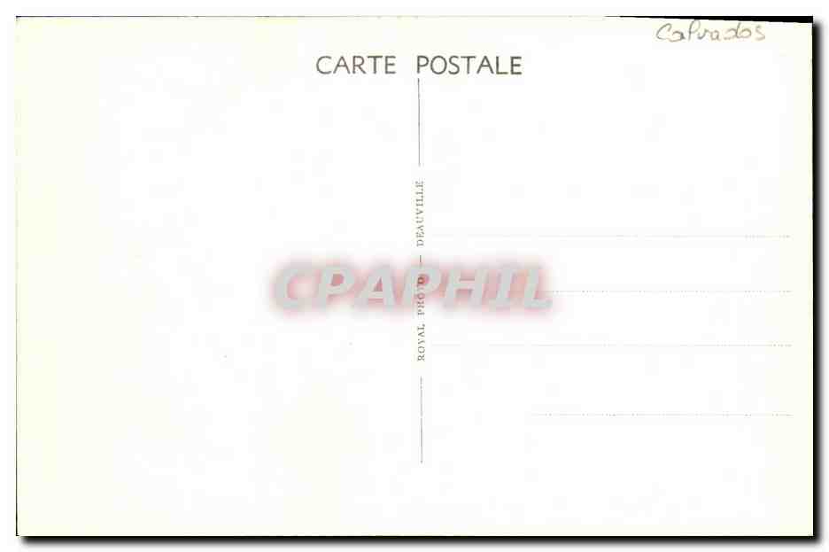 Deauville - Flower Beach — Tennis Courts and Boulevard Cornuché — Royal Photo Deauville — Back