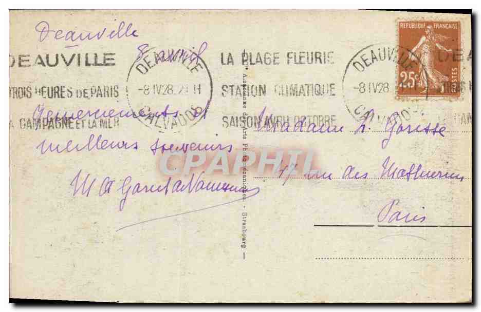 Deauville - La Plage Fleurie - Parterres fleuris et Normandy-Hotel — Reverso