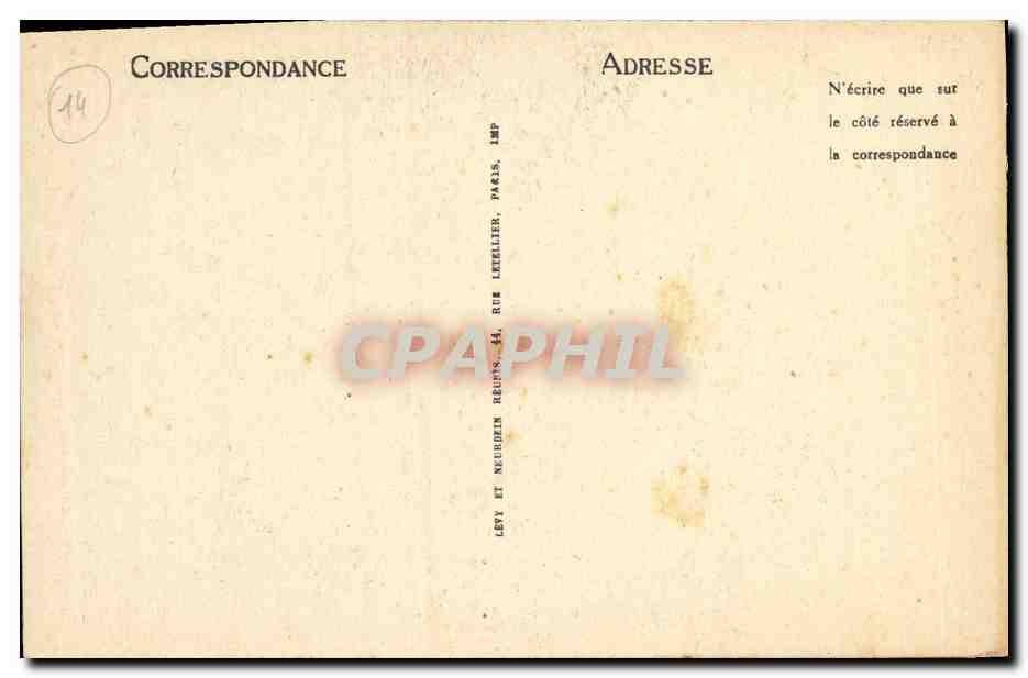 Lisieux — L'Église Saint-Désir — éditeur L. L. n° 56 — Verso