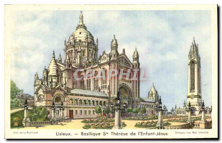 Lisieux — Basilique Sainte-Thérèse de l'Enfant-Jésus — Édit de la Basilique
