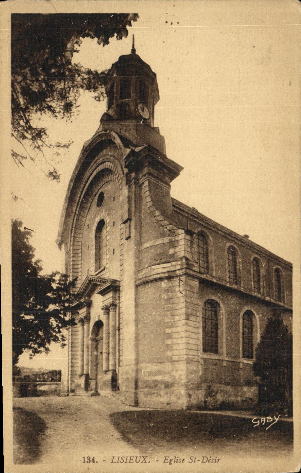 CPA Lisieux Eglise St Desir 