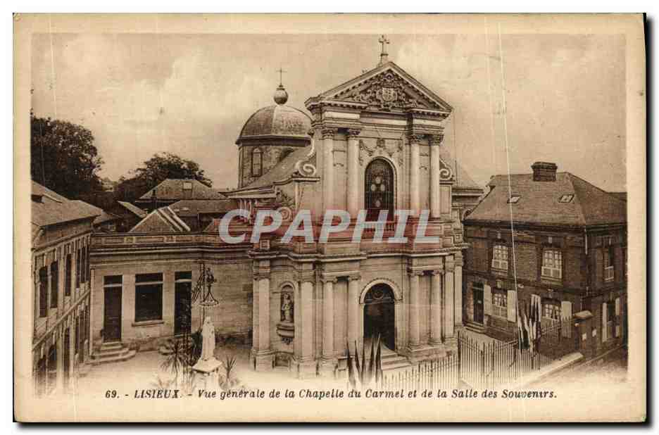 CPA Lisieux Vue Generale de La Chapelle du Carmet et De La Salle des Souvenirs