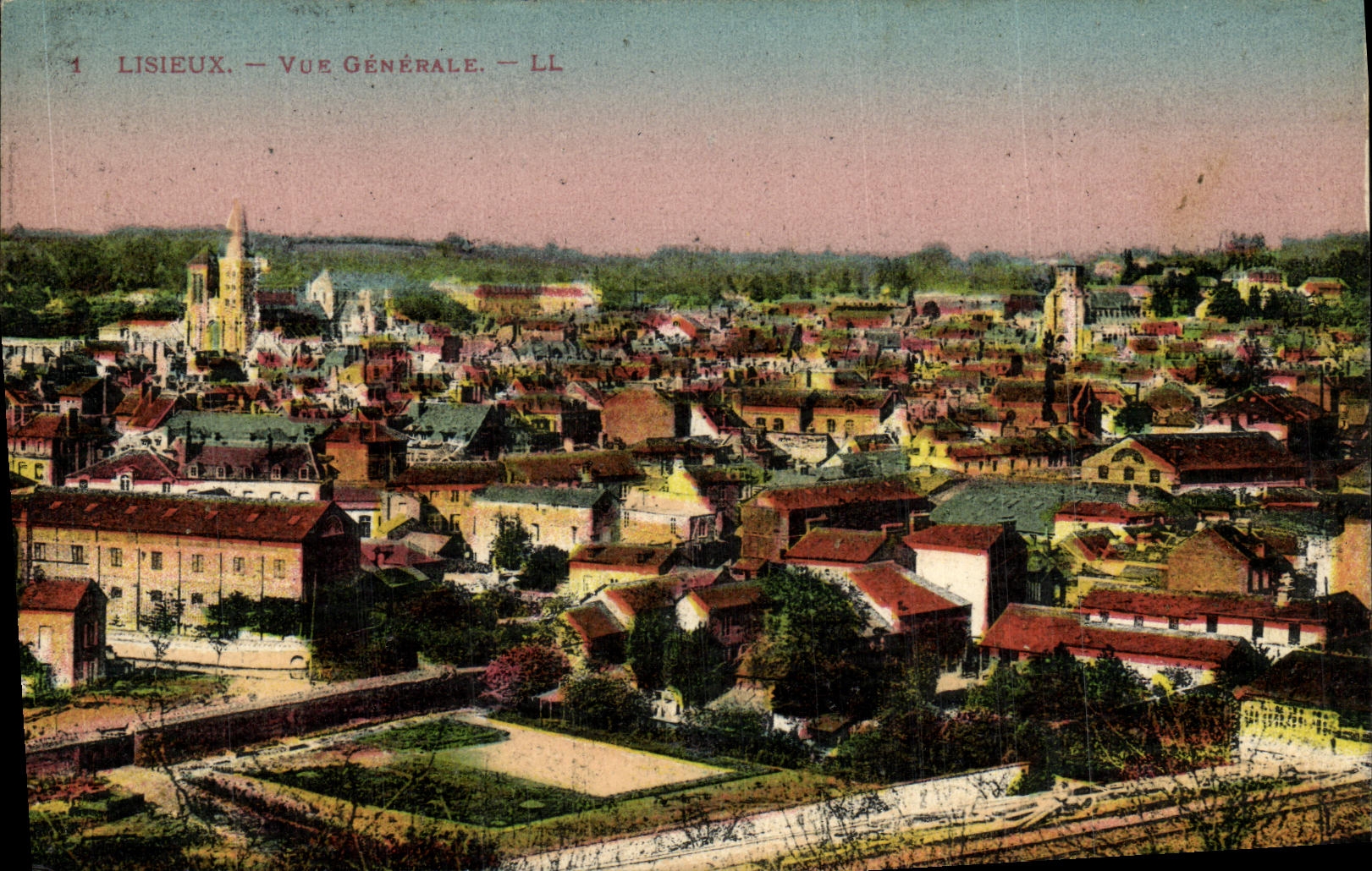CPA Lisieux Vue Generale 