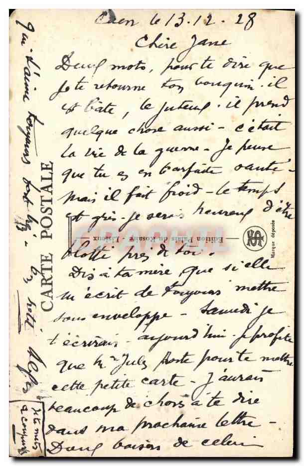 Lisieux — Path Leading to the Buissonnets — Publisher: Éditions P. Rosset - Lisieux — Back