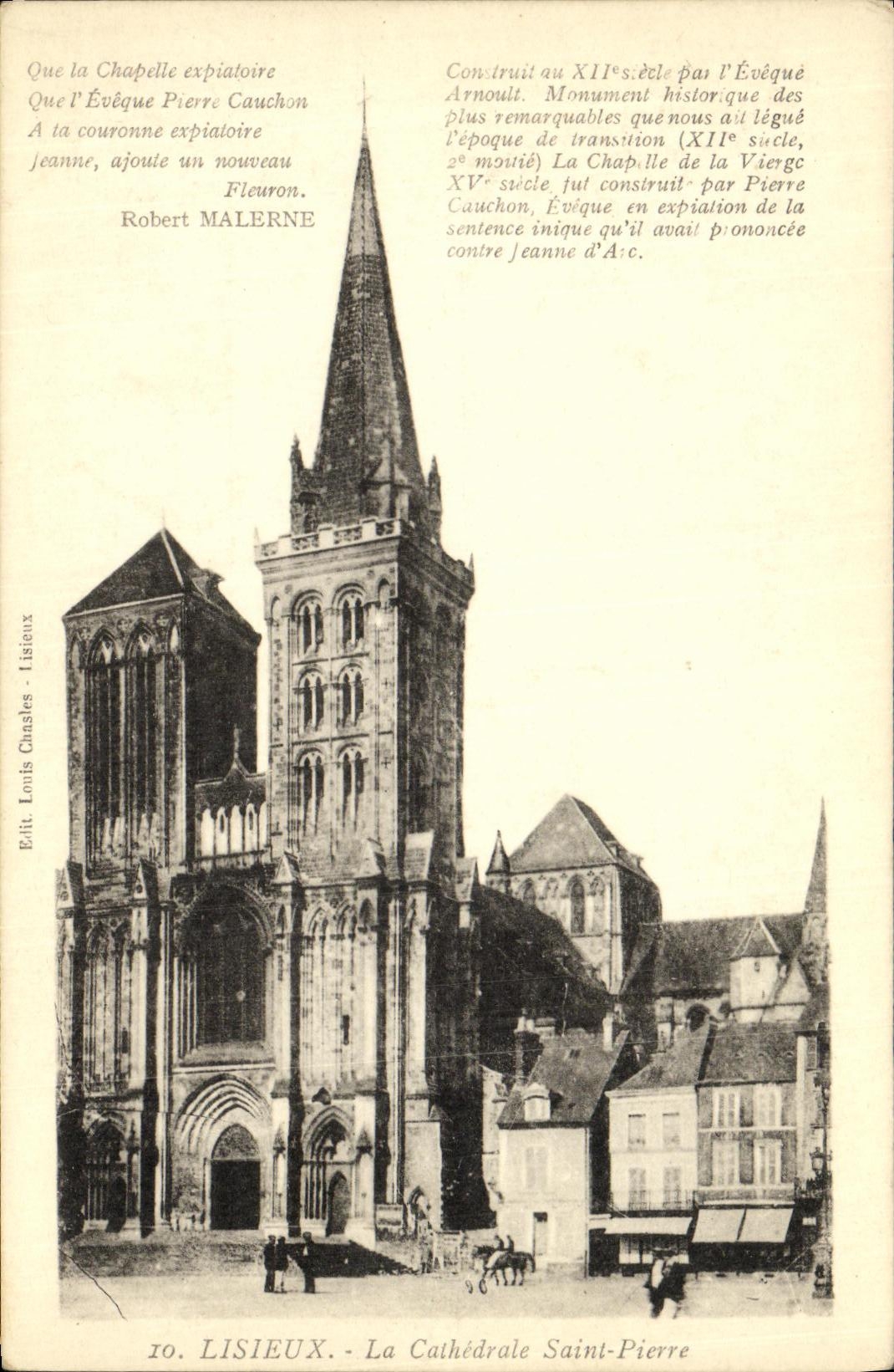 Lisieux - La Cathédrale Saint-Pierre — éditeur Louis Chasles, n°10