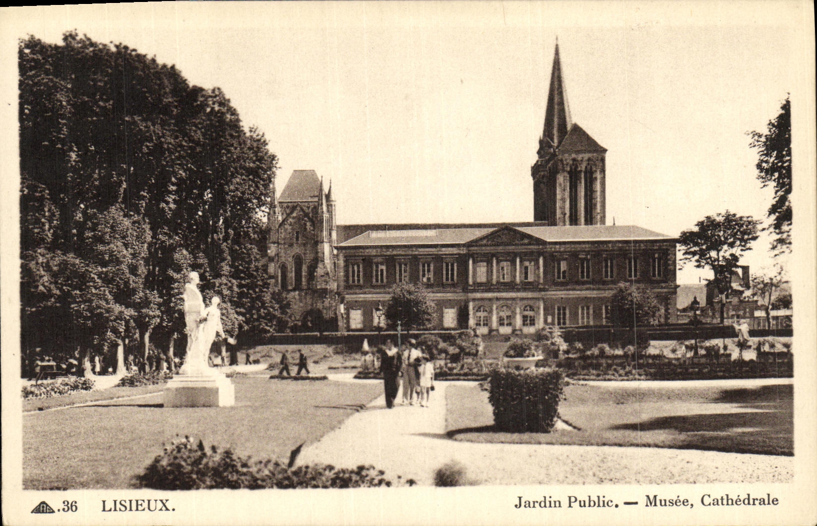Lisieux — Jardin Public, Musée, Cathédrale — Cie des Arts, Strasbourg-Schiltigheim