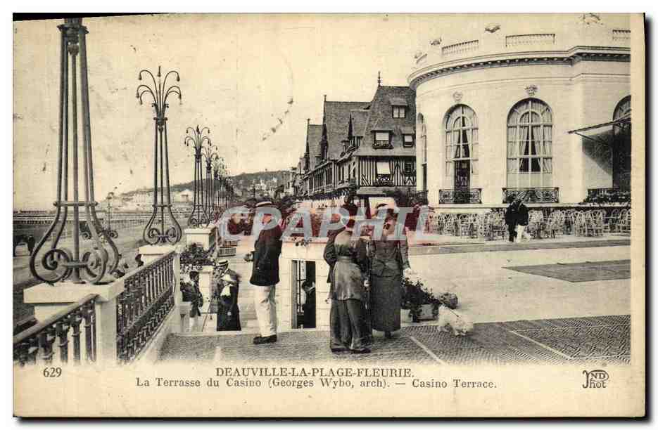CPA Deauville La terrasse du casino 