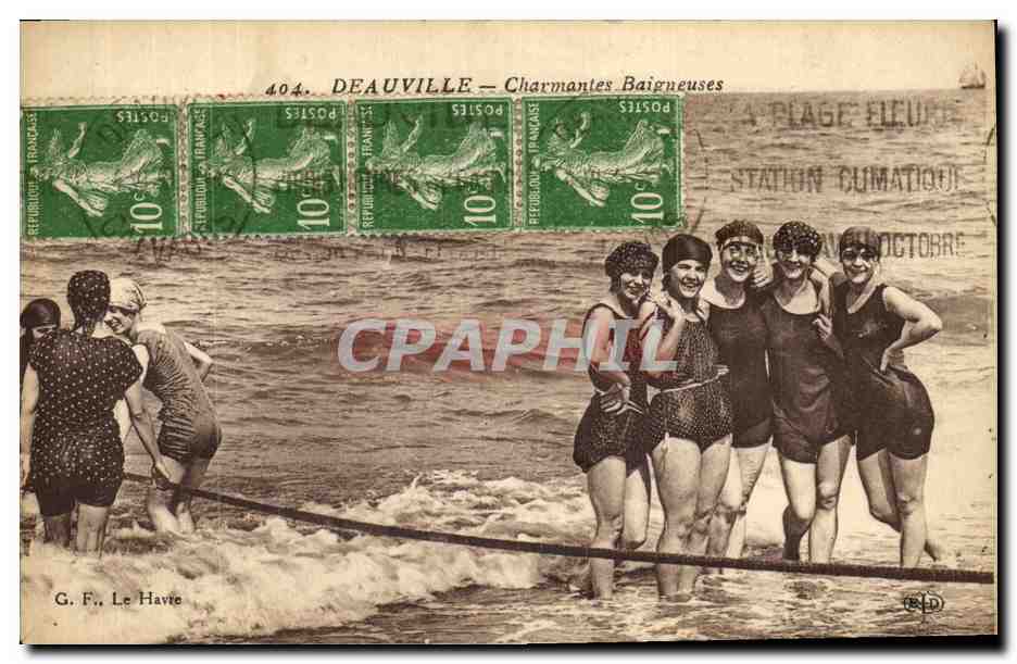Deauville — Charming Bathing Beauties — G. F. Le Havre, n°404