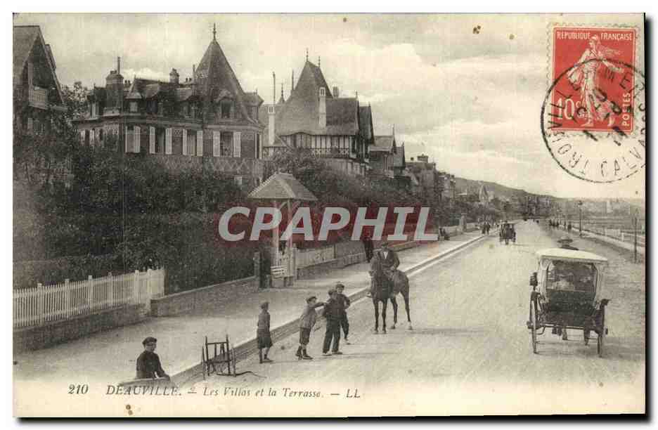 CPA Deauville Les Villas et La Terrasse