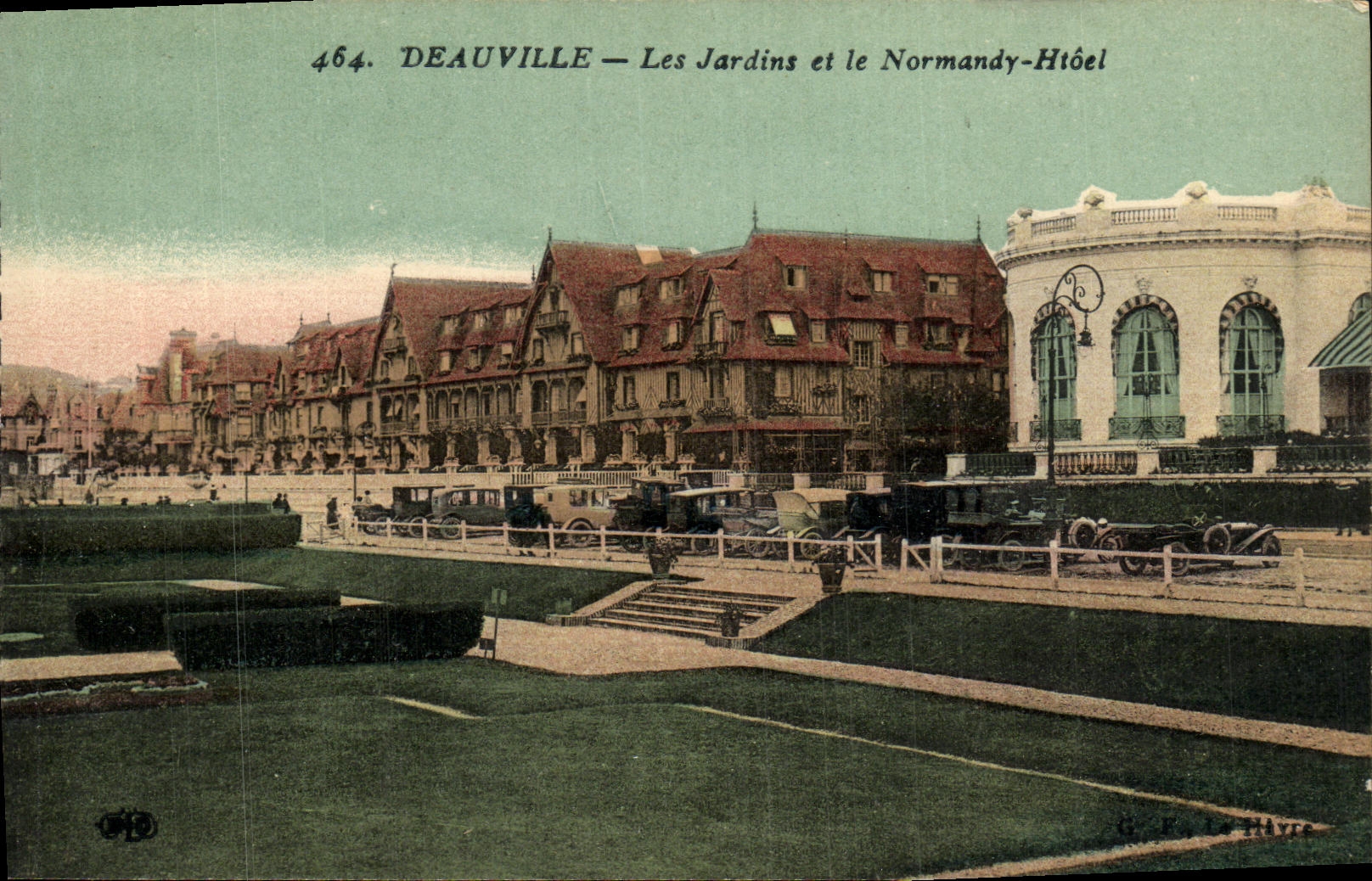 Deauville — Les Jardins et le Normandy-Hôtel
