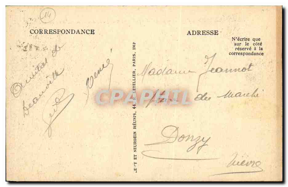 Deauville la Plage Fleurie — L'Hôtel Royal, vu des Jardins du Casino (Wybo) — Verso