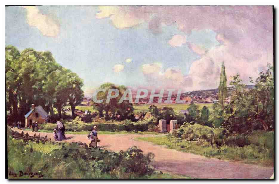 Vista de Deauville — Normandía — editada por Eug. Bourgeois