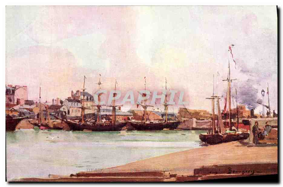 Le Bassin de Morny — Vue du port — Éditeur L&M, N° XXIII
