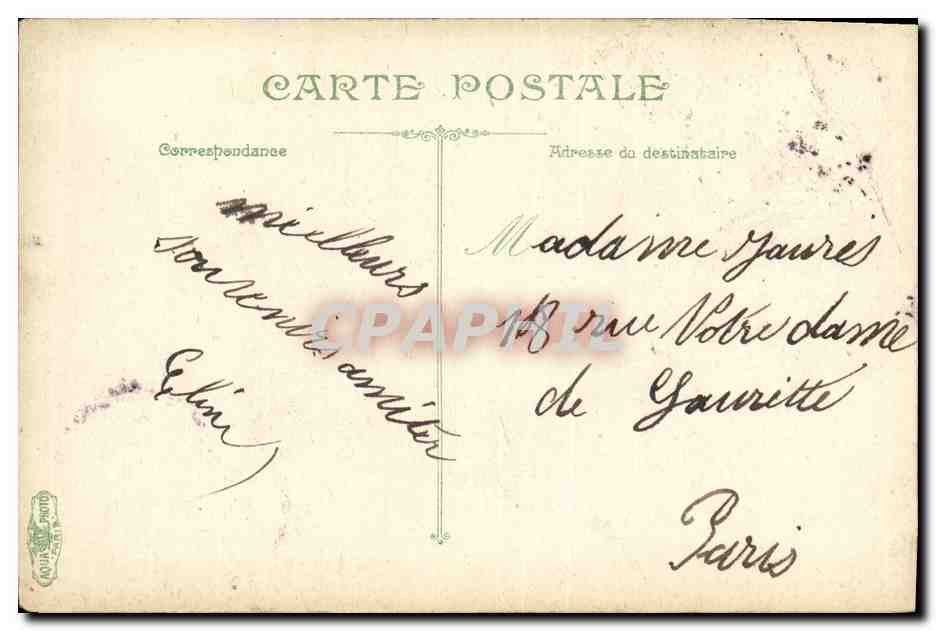 CPA Luc Sur Mer Les Villas Julienne Quartier des Champs Elysees  — Verso