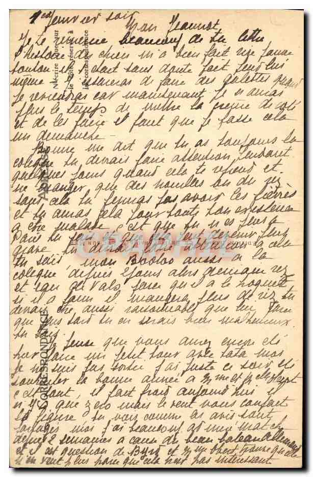 CPA Luc Sur Mer La Chapelle de Rue La Mer  — Verso