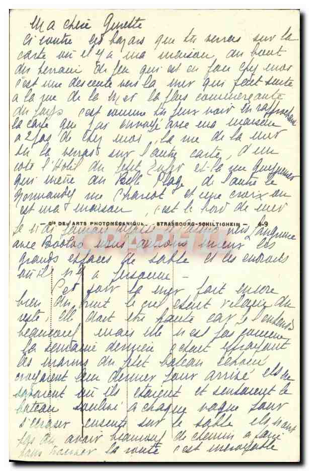 CPA Luc Sur Mer Les Bazars  — Rückseite