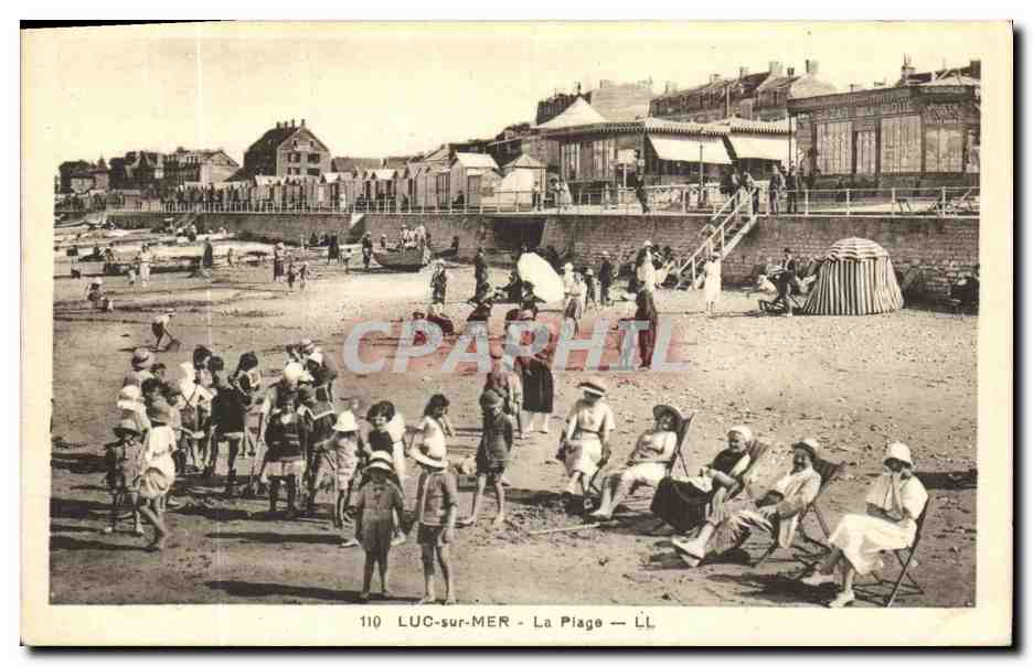 CPA Luc Sur Mer La Plage 