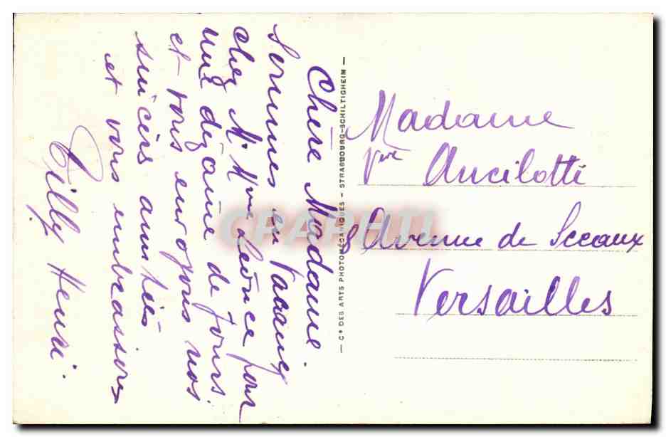 CPA Luc Sur Mer La Plage Vers La Falaise — Verso