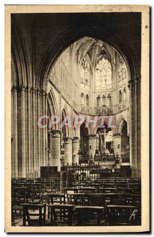 Intérieur de l'église de la Trinité — Saint-Pierre — Falaise — éditeur A. Fromkat