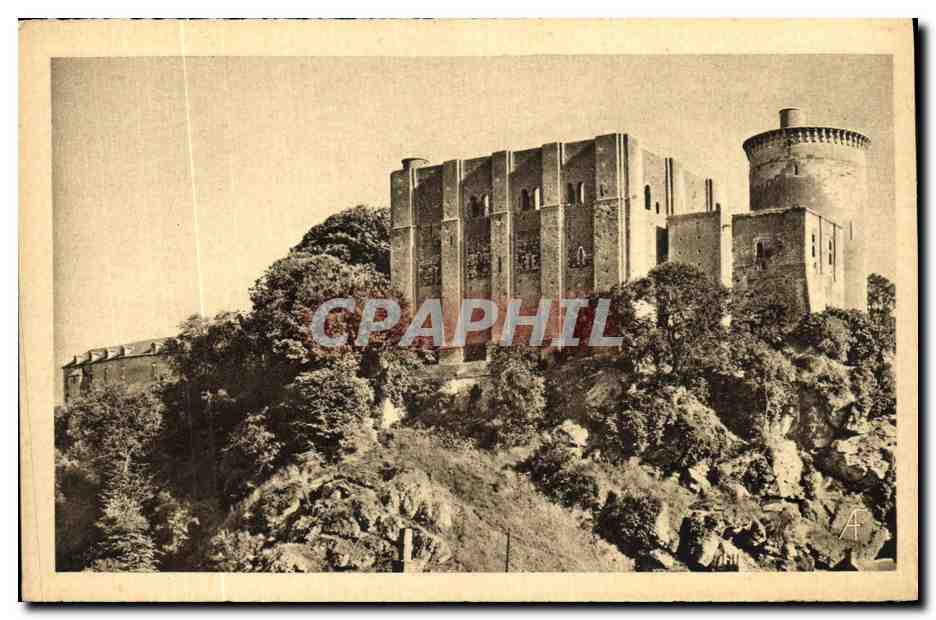 Falaise — Le Château de Guillaume-le-Conquérant (XIIIe) et le Collège — A. Froment, Caen