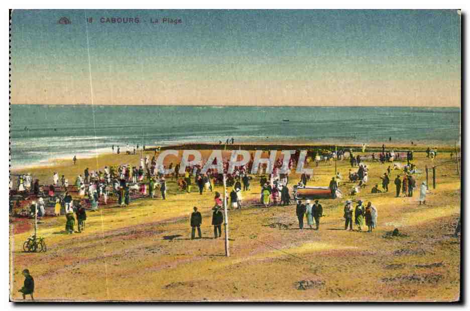 Cabourg - La Plage — éditeur 'Cie. Alsacienne des Arts Photomecaniques'