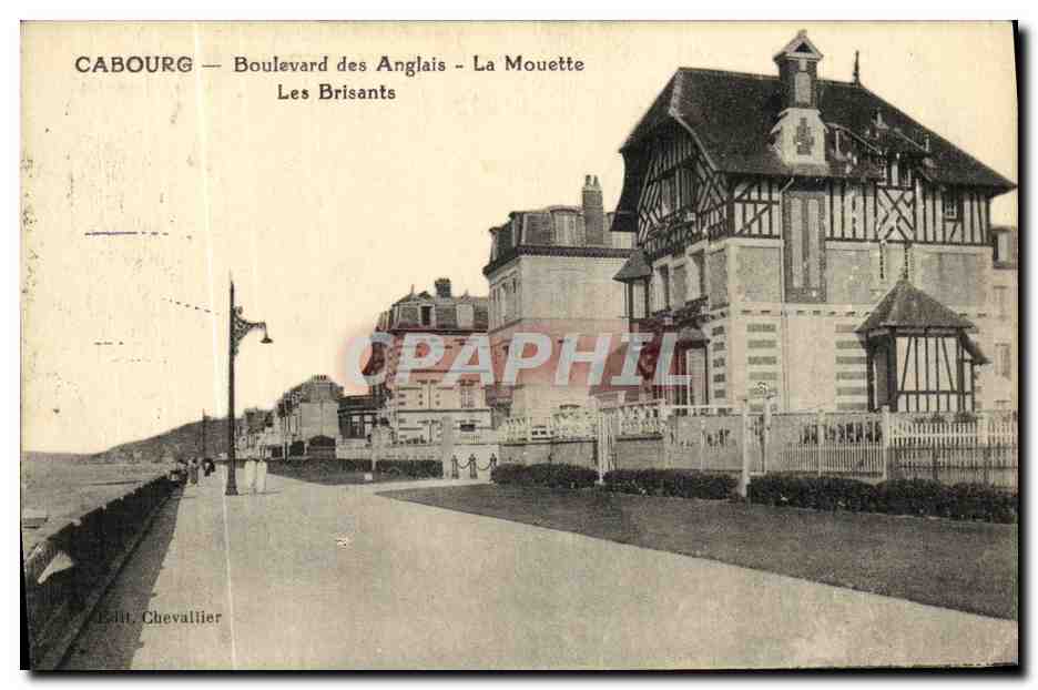 Cabourg — Boulevard des Anglais — La Mouette — Les Brisants — Edit. Chevallier