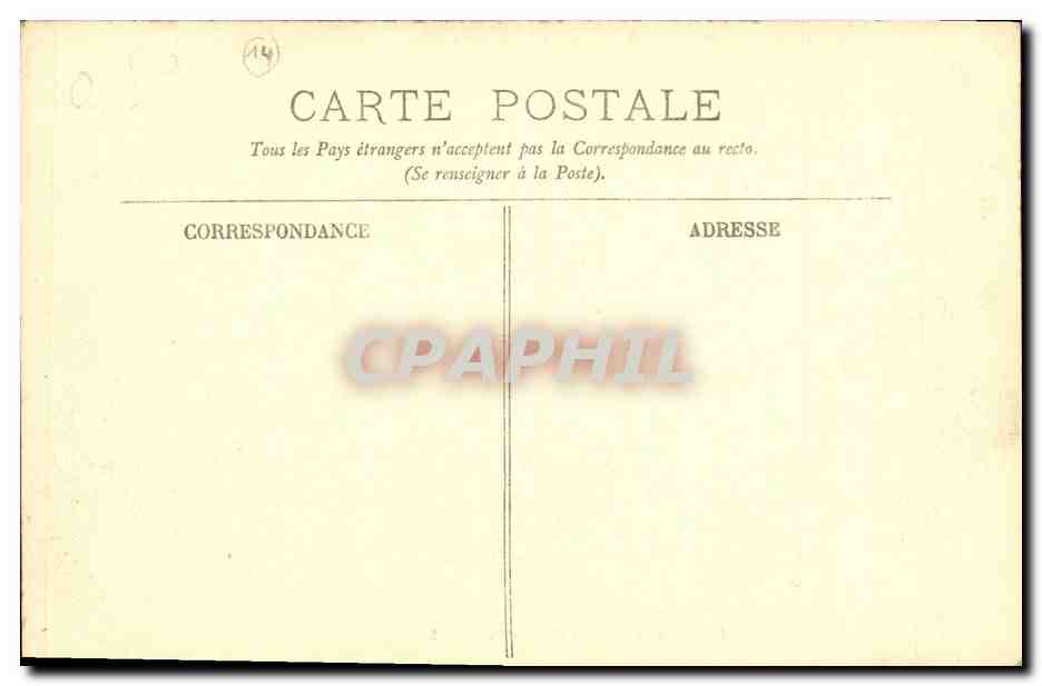 Cabourg — Les Villas et la Rue de la Mer — LL. — n°33 — Verso