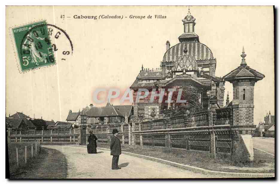 Cabourg (Calvados) — Groupe de Villas — Éditeur P. P. Cottin