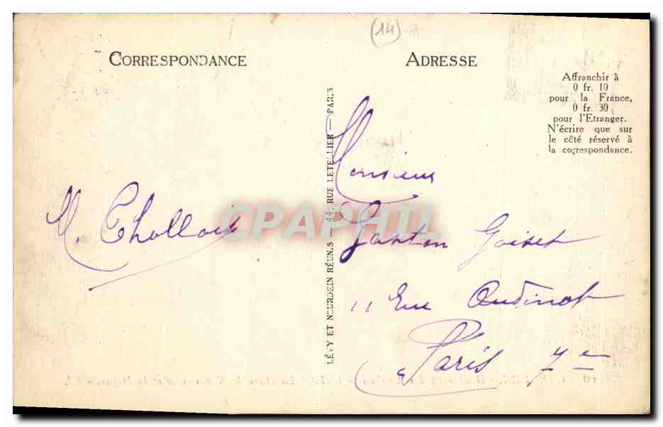 Cabourg - Boulevard des Anglais - L'Hôtel des Ducs de Normandie et la Digue - LL — Verso