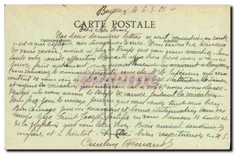 Bayeux - Chapelle du Séminaire — A+D, n° 30 — Reverso