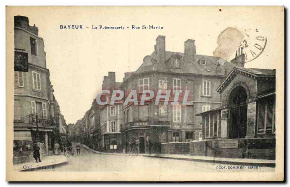 CPA Bayeux La Poissonnerie Rue St Martin 