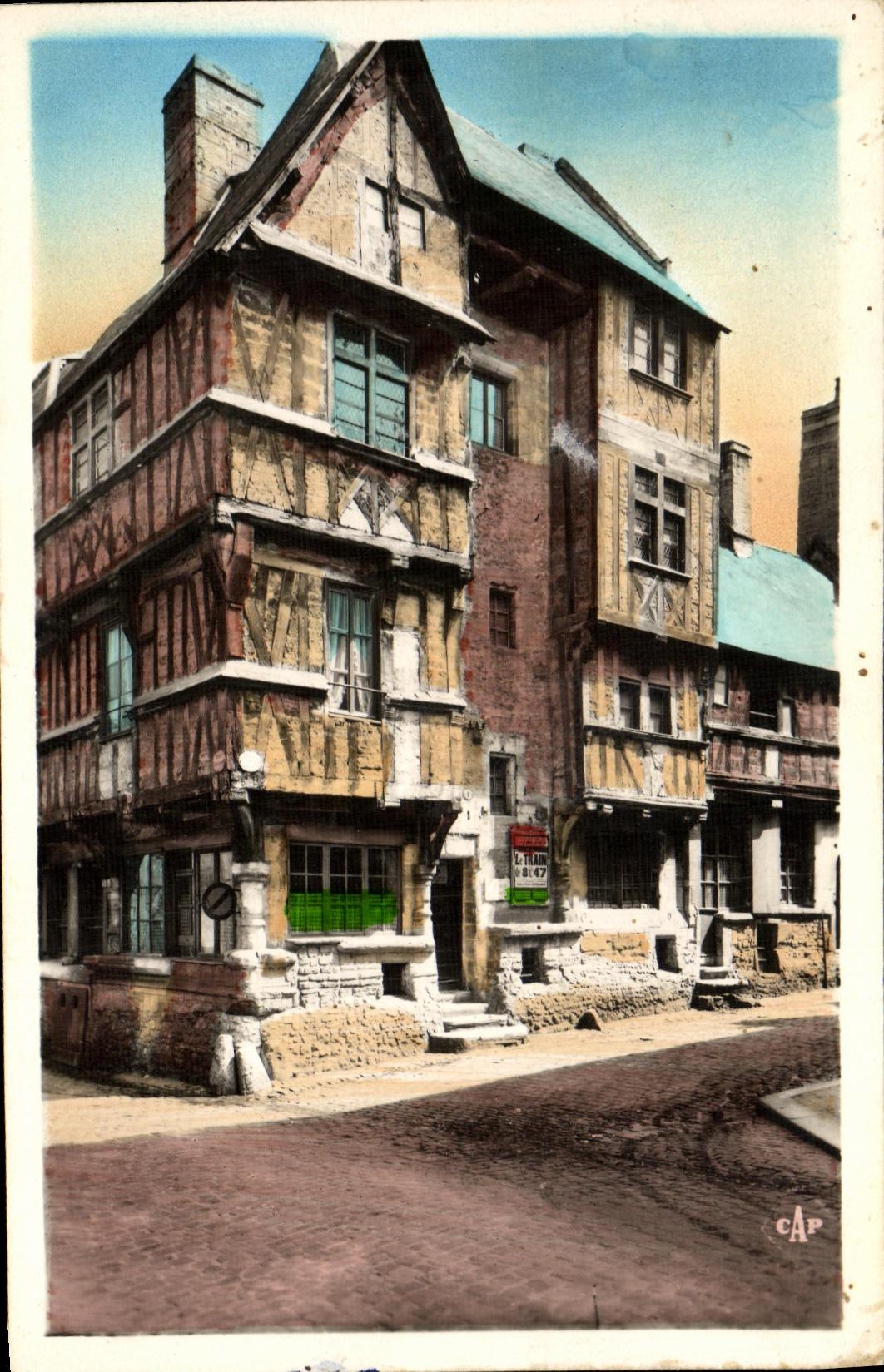 CPA Bayeux Vielle Maison Rue Saint Martin 