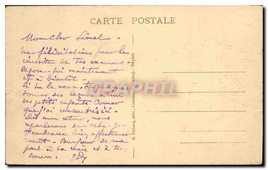 Bayeux - La Cathédrale - Intérieur — A&D, n°12 — Reverso
