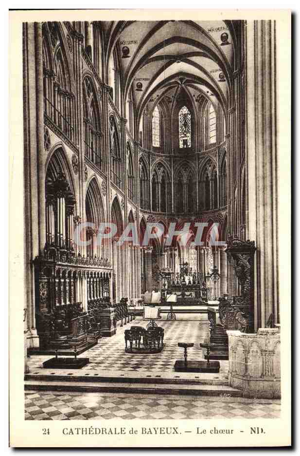 Cathédrale de Bayeux — Le chœur — NID.