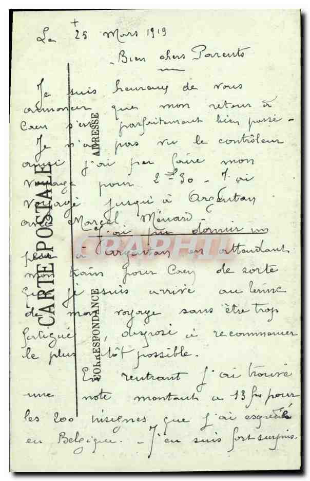 CPA Bayeux La Cathedrale Vers Les Orgues  — Verso
