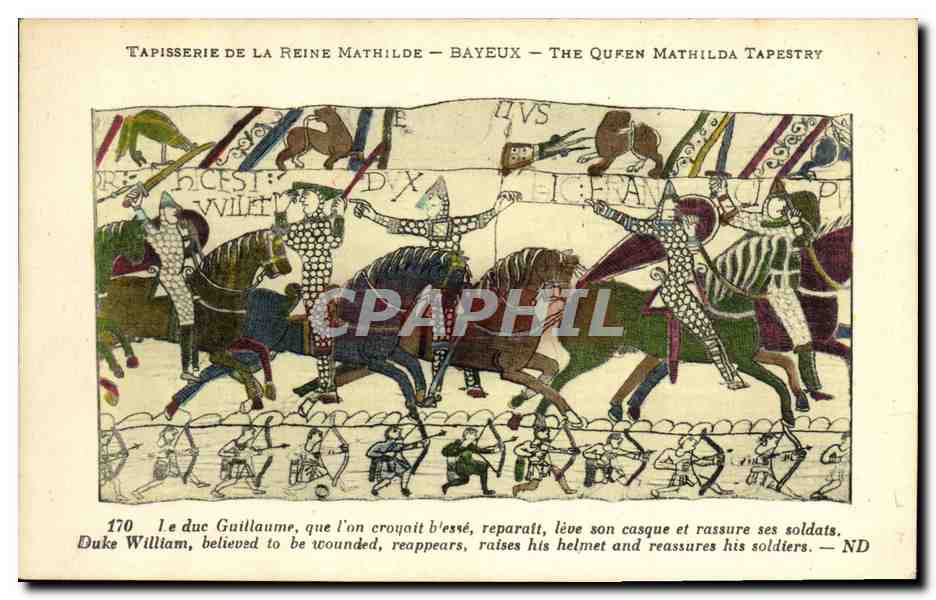 Tapisserie de la Reine Mathilde — Bayeux — The Queen Mathilda Tapestry — scène 170