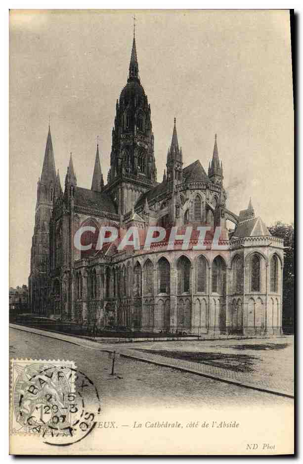 CPA Bayeux La Cathedrale Cote de l Abside