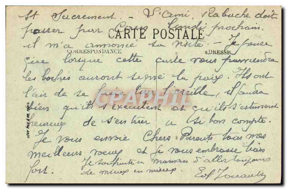 Bayeux — La Cathédrale — Les Stalles et le Chœur — LL — Rückseite