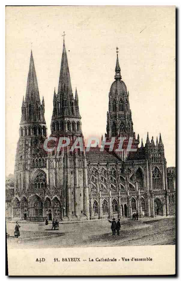 Bayeux — La Cathédrale — Vue d'ensemble — A.J.D. n°11